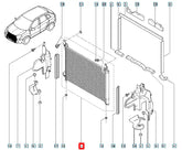 Koleos Klima Radyatörü Şema